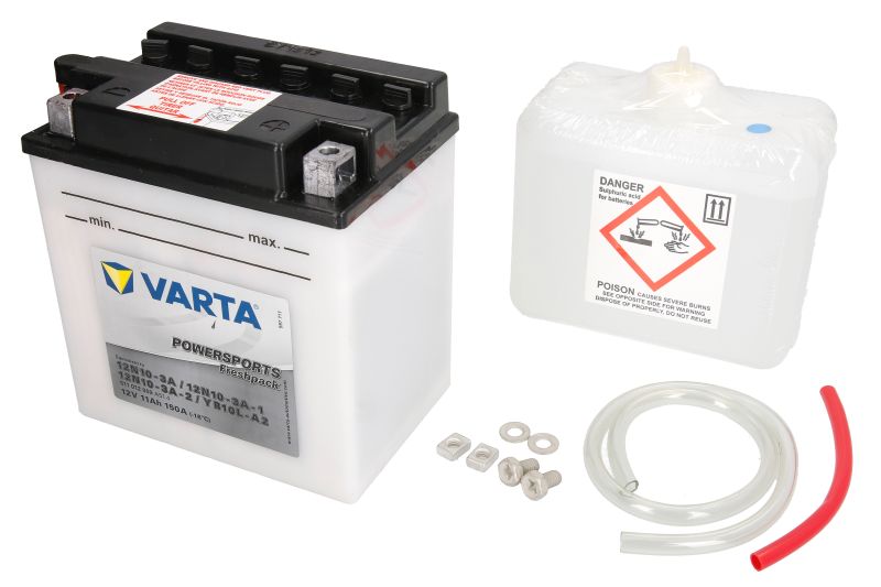 VARTA startovací baterie GILERA DAKOTA 350, KAWASAKI KZ 900, 305 76-88, Z 250G (LTD), 650 SR, 650 (KZ), 650 B, 900A, 200A, 250C, 250A, 250J, 200A6 76-84, SUZUKI GN 250 82-02, GS 450T, 400, 550E, 550M (KATANA), 450L (CHOP.), 450E, 450S, 425, 550L (CHOP.), 