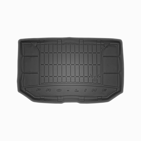 Set Covorase Auto Si Tavita Portbagaj FORD FIESTA VII (HJ, HF) din 2017-2022, Cauciuc, Protectie Porbagaj, 4x Stickere auto cu FORD