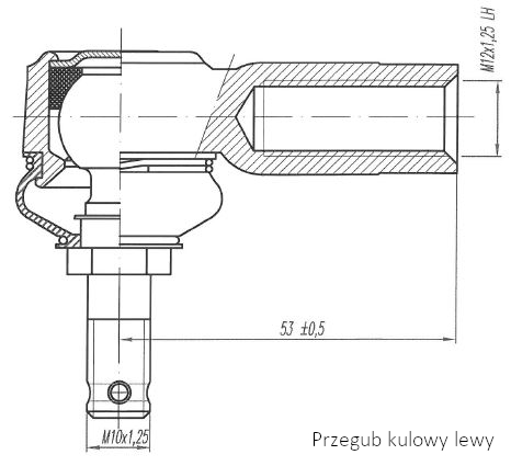 4 RIDE hlava příčného táhla řízení KAWASAKI KFX 700 V-FORCE 04-09