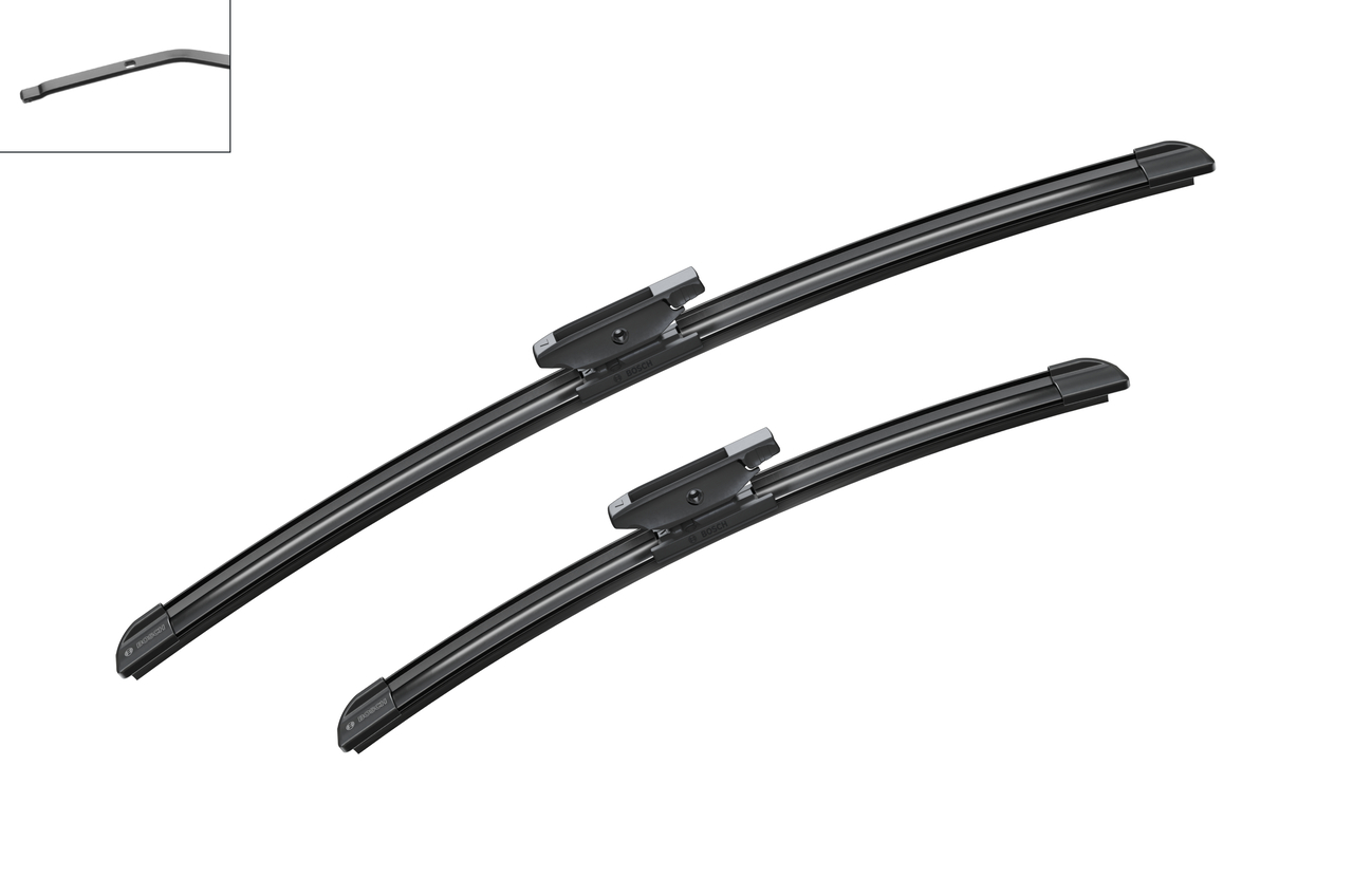 Set stergatoare auto SMART FORFOUR Hatchback (453) din 2014-2017, Bosch Aerotwin, din cauciuc siliconat rezistent