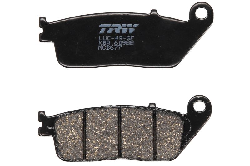 TRW ZF brake pads KH196 organic CBF 500 13-, CBF 650 14-, VT 750 97-14, CBF 1000 06-16, XLV 600 TRANSALP 94-96, front