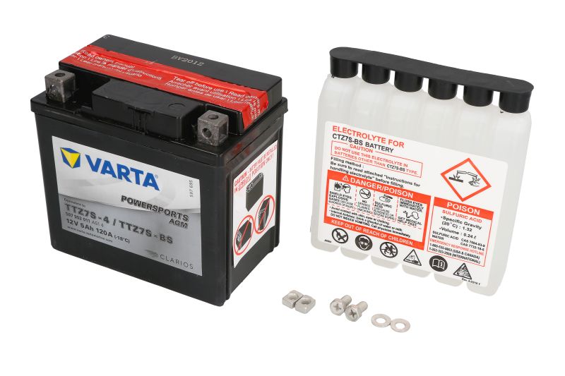Levně VARTA startovací baterie APRILIA RS4 50 11-13, ARCTIC CAT DVX 90, 50 06-16, BMW G 450 X 08-11, HP4 1000 RACE 12-20, S 1000 RR 14-16, E-TON GT 90 4T