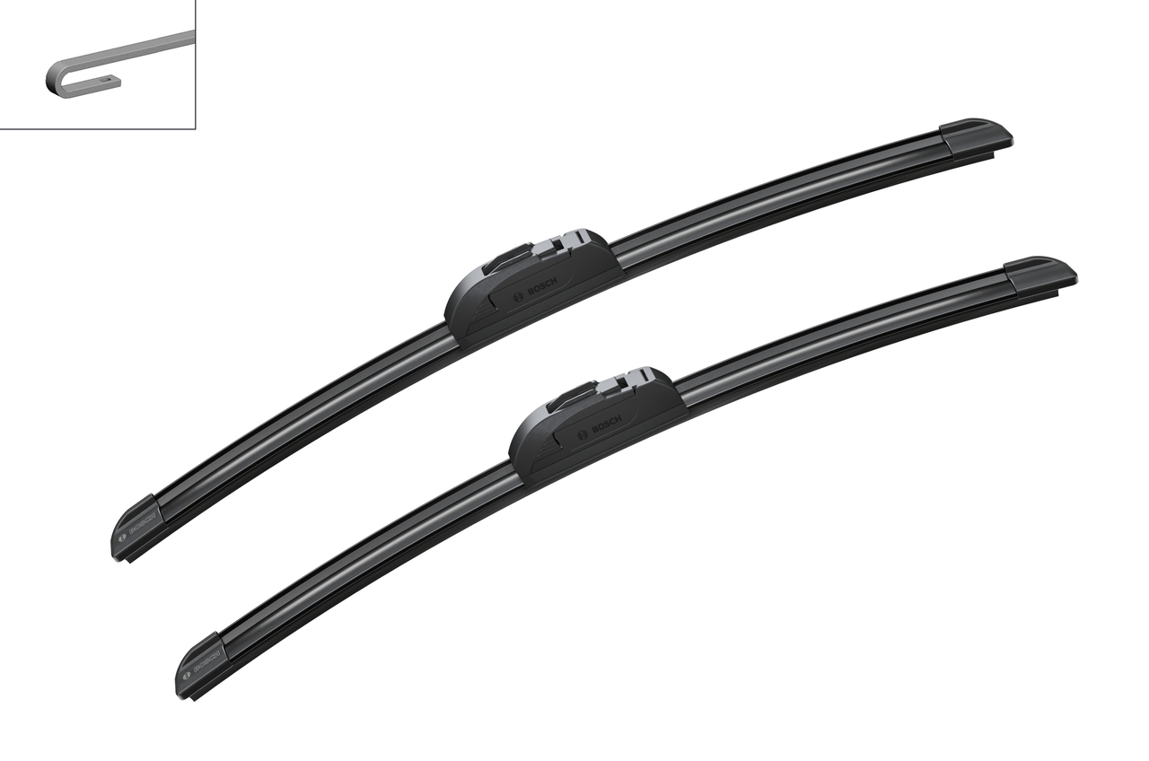 Set stergatoare auto DAEWOO NEXIA din 1995-1997, Bosch Aerotwin Retrofit, din cauciuc siliconat rezistent
