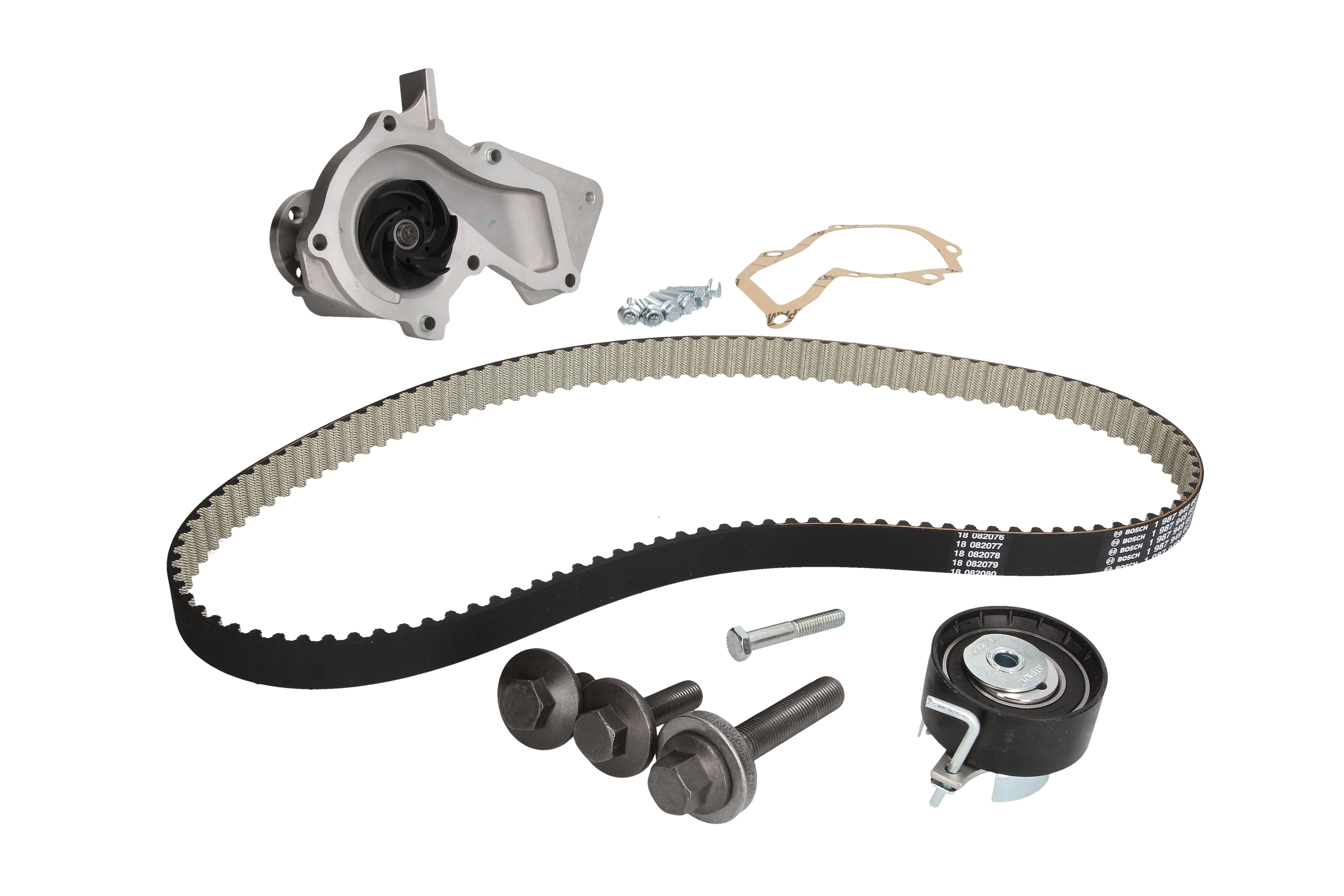 Комплект ГРМ (ремінь + ролик + водяний насос) VOLVO C30, S40 II, V50, FORD B-MAX, C-MAX, C-MAX II, ECOSPORT, FIESTA, FIESTA V, FIESTA VI, FOCUS C-MAX, FOCUS II, FOCUS III, FUSION 1.2-1.6LPG 11.01- фото 2