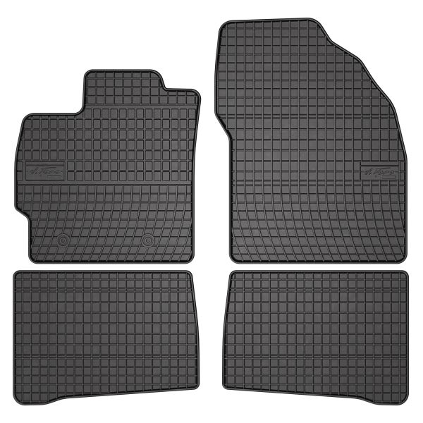 Set Covorase Auto Si Tavita Portbagaj TOYOTA PRIUS (_W3_) din 2008-2016, Cauciuc, Protectie Porbagaj, 4x Stickere auto cu TOYOTA