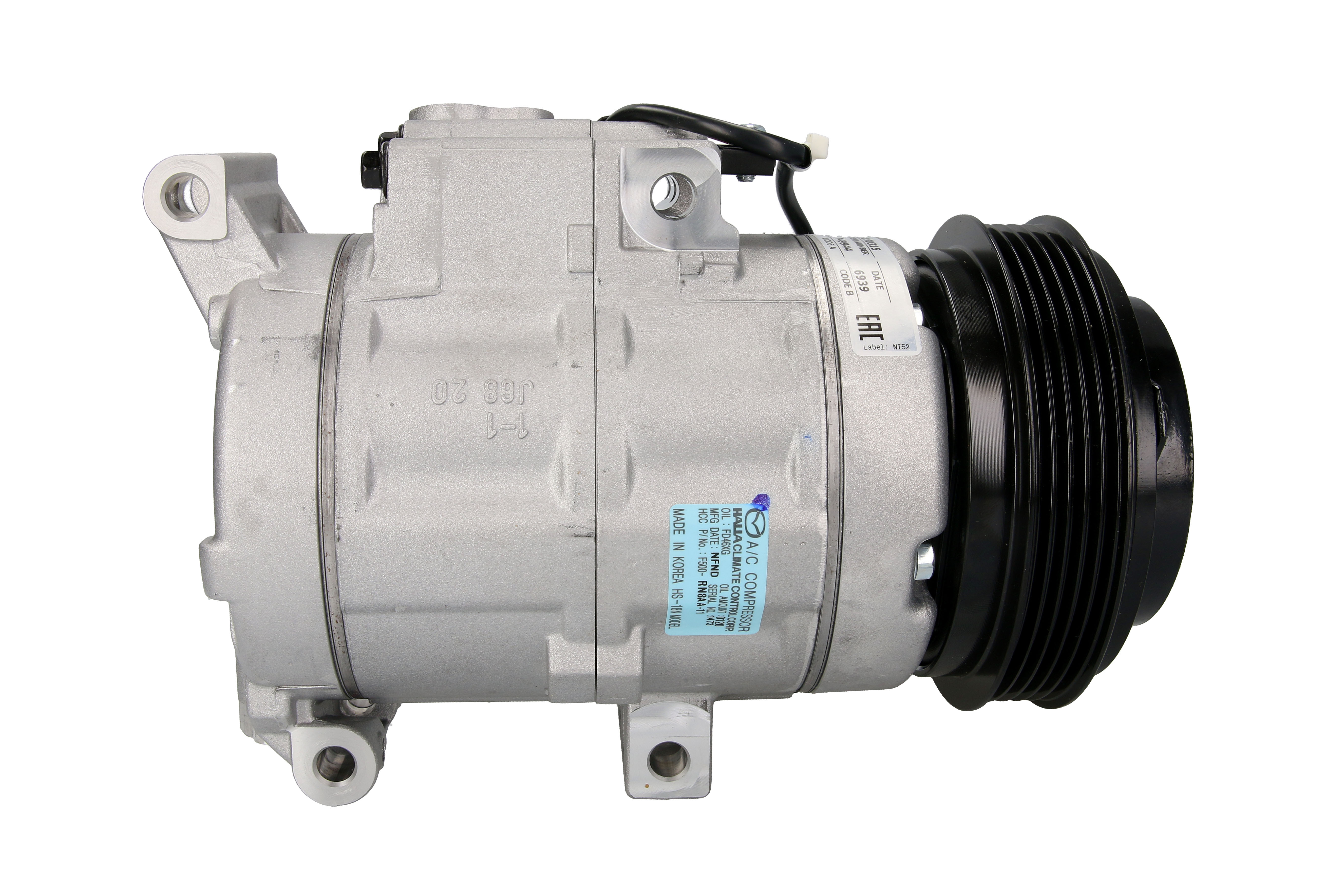 Компресор кондиціонера MAZDA 3 (BL) (09-) 1.6 I 16V|MAZDA 3 (BL) (09-) 2.0 I 16V|MAZDA 3 NISSENS (890315) Nissens фото 6
