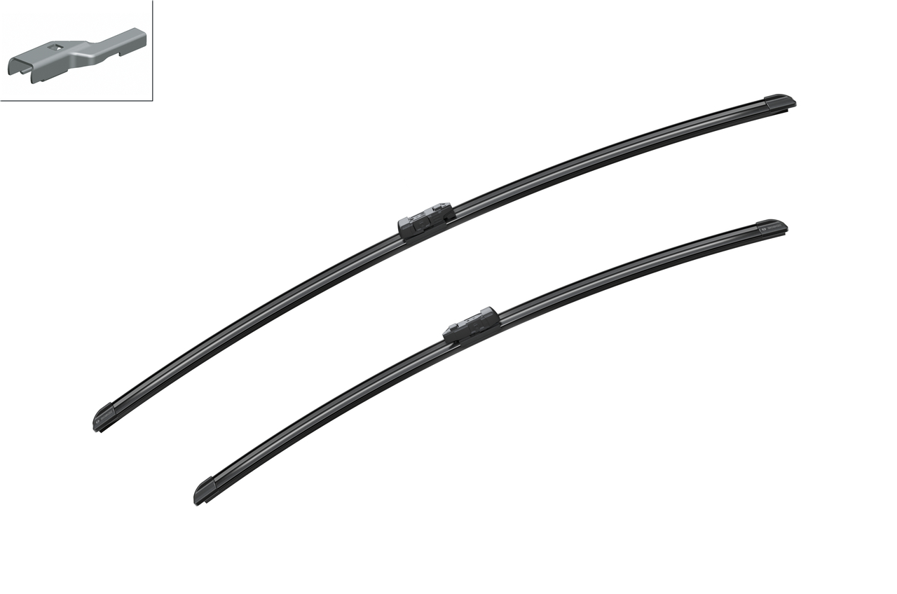 Set 3 stergatoare PEUGEOT 5008 I Van (0U_) din 2009-2017, Bosch Aerotwin, din cauciuc siliconat rezistent