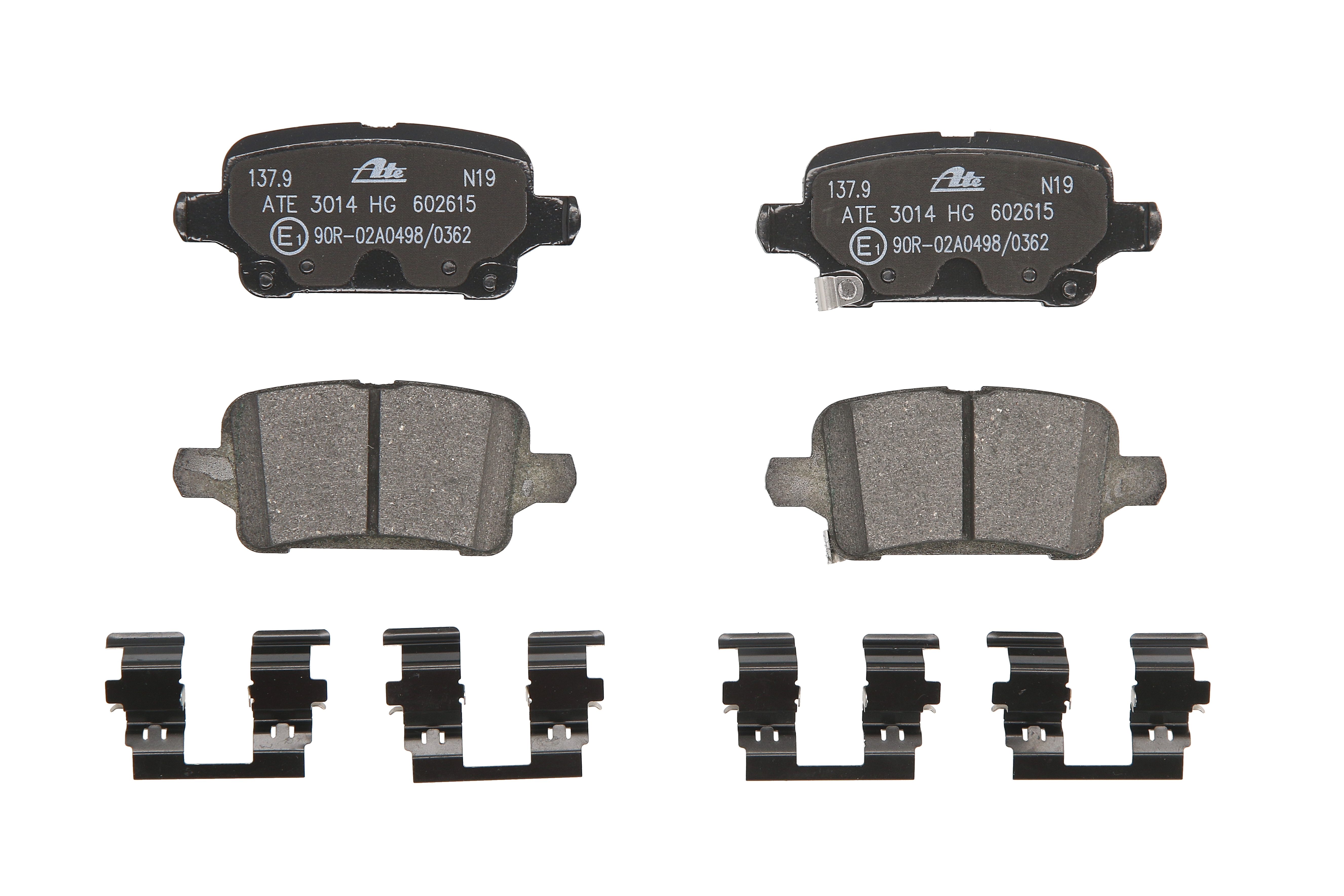Комплект гальмівних колодок задн , CHEVROLET BOLT, MALIBU, VOLT, OPEL AMPERA-E, ASTRA K, INSIGNIA B, INSIGNIA B COUNTRY, INSIGNIA B GRAND SPORT 1.0-Electric 06.15-