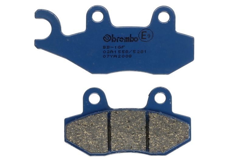 BREMBO sada brzdových destiček, kotoučová brzda AEON OVERLAND 180, 125 02-09, ARCTIC CAT DVX 90 10-14, BENELLI CAFFENERO 250 (LEFT), (RIGHT) 06,