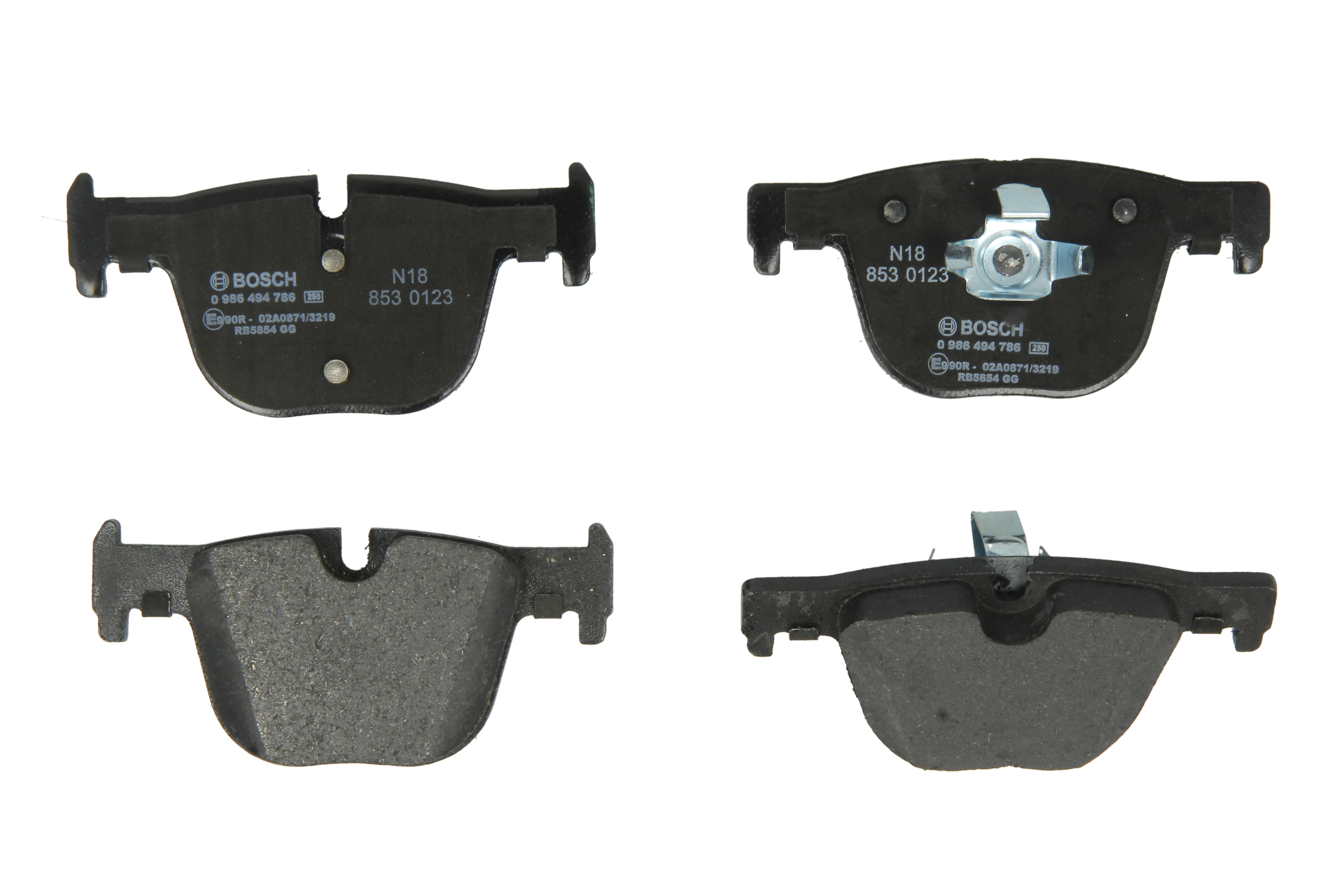 Комплект гальмівних колодок задн , BMW 3 (F30, F80), 3 (F31), 3 GRAN TURISMO (F34), 4 (F32, F82), 4 (F33, F83), 4 GRAN COUPE (F36) 2.0D-3.0H 11.11-