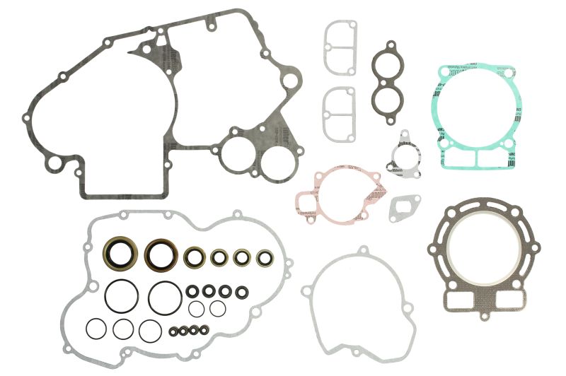 WINDEROSA kompletní sada těsnění, motor KTM EXC 400G, 400RAC., 450G, 400, 450 00-07, MXC 400, 450G, 400RAC. 01-05, SX 400 4T, RAC., (SIX DAYS) 98-02, XC-W 400, 450 07