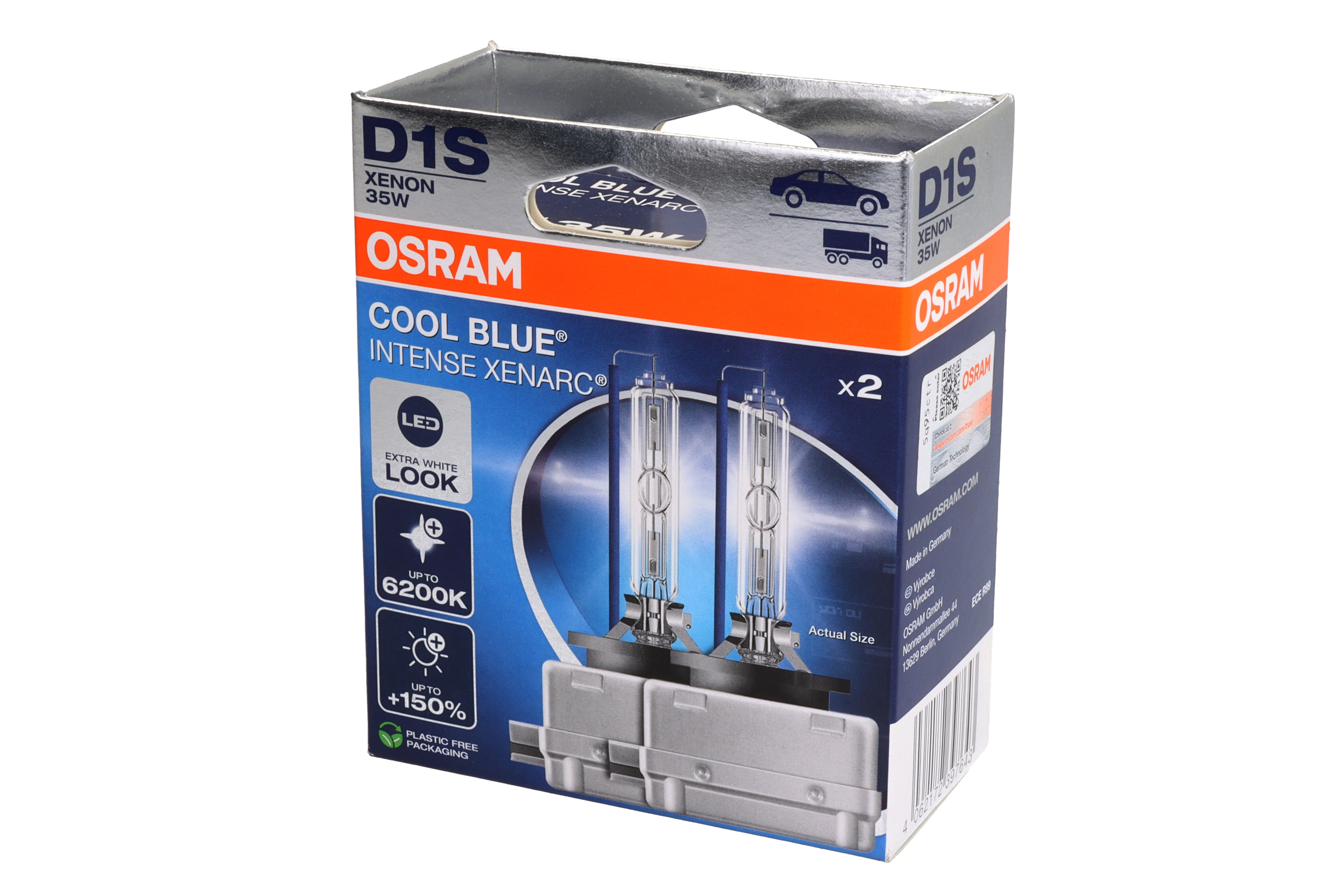 Лампа (Набір 2шт) D1S 85В 35Вт PK32D-2 Cool Blue Intense NextGen 6200K фото 2