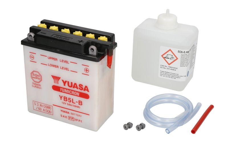 Levně YUASA startovací baterie BENELLI K2 50 AC (NAMUR), LC, AC, LC (NAMUR) 98-01, HONDA C 90 81-00, MBX 125 F 84-86, NH 80MS (LEAD), 125 (LEAD) 83-86, NS