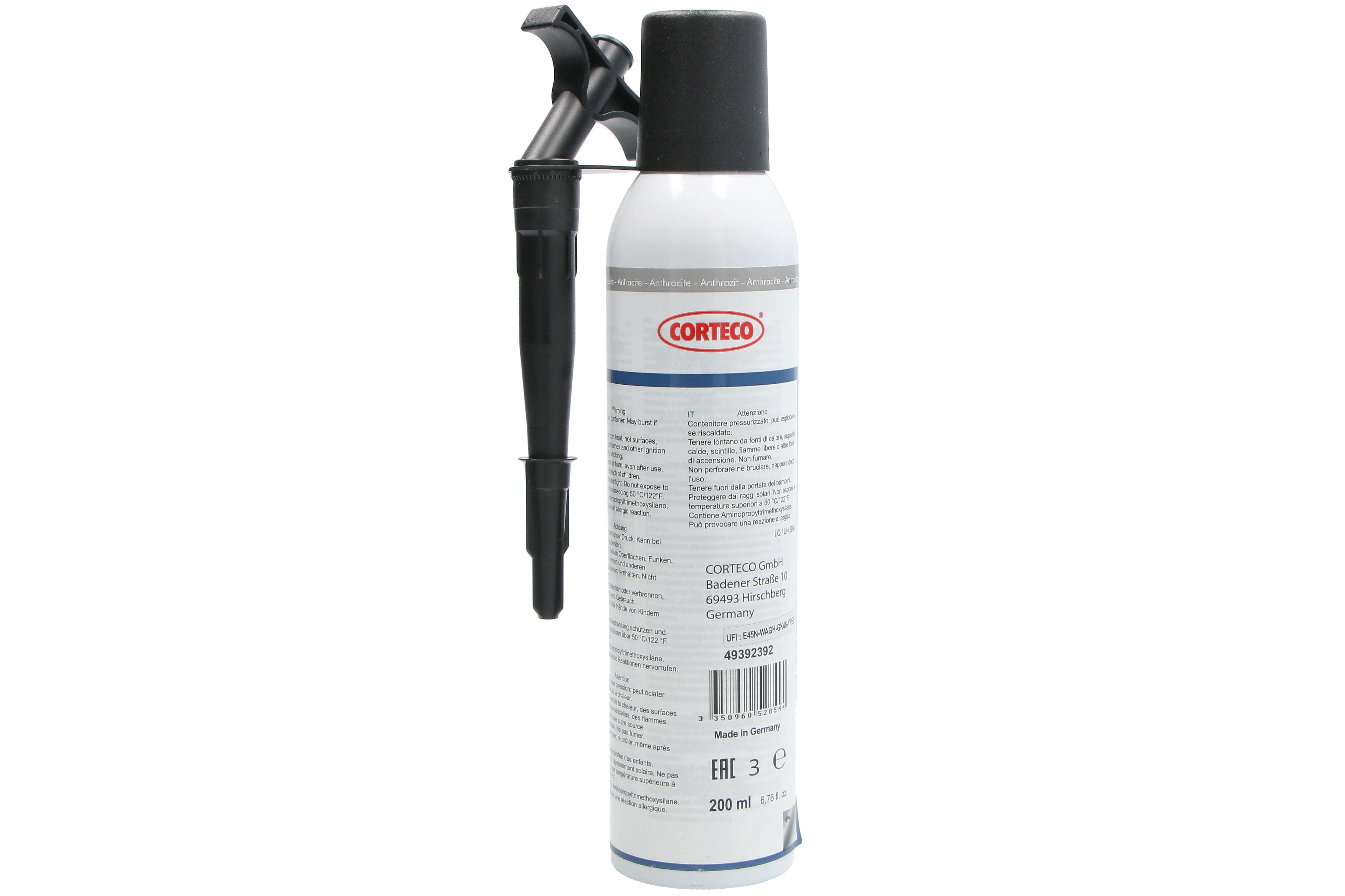 Герметик EVO300P (-70C +300C) 200ml (черный) фото 8