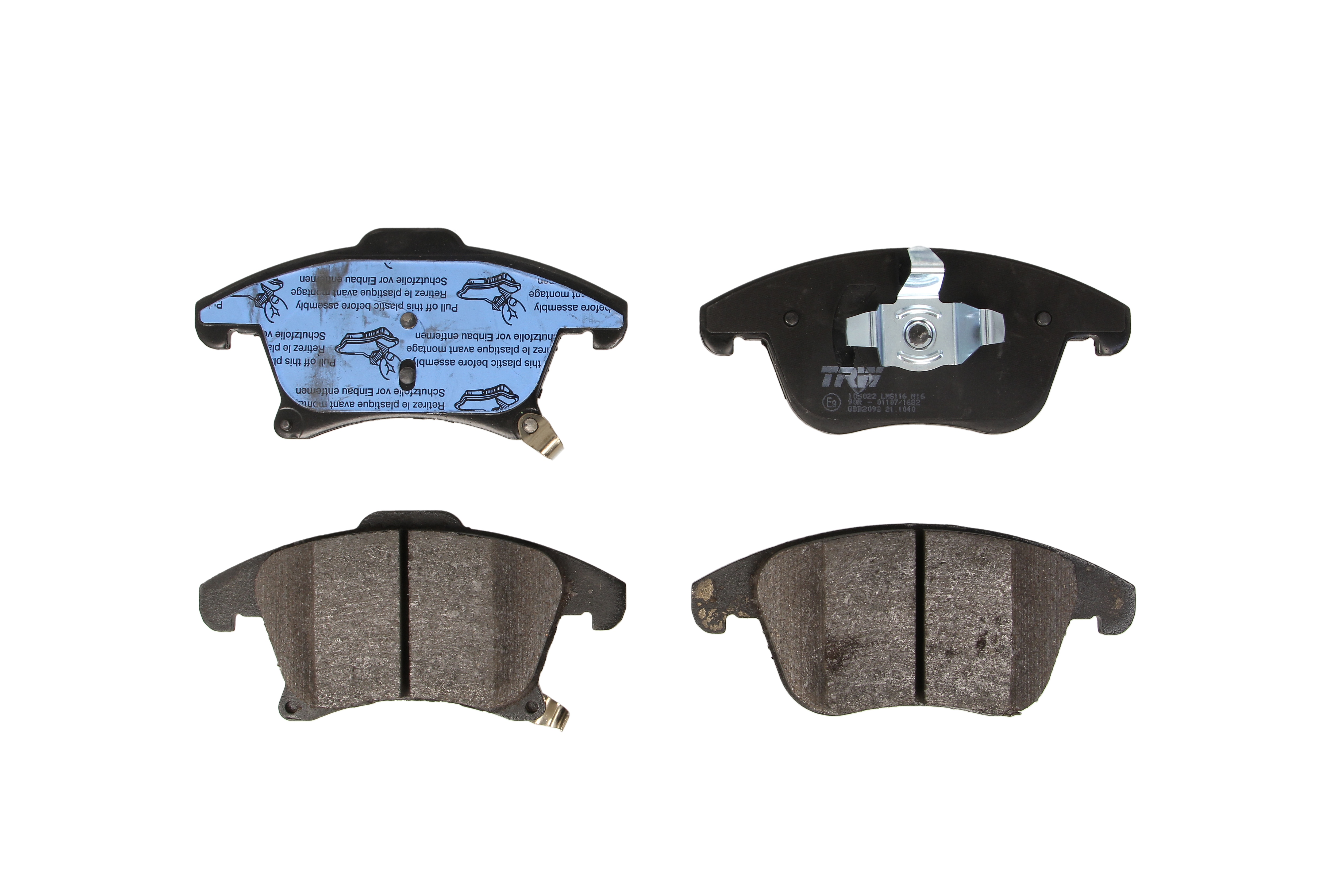 Комплект гальмівних колодок передн , FORD GALAXY III, GALAXY MK III, MONDEO V, S-MAX, FORD USA FUSION 1.0-2.7 09.12-04.23