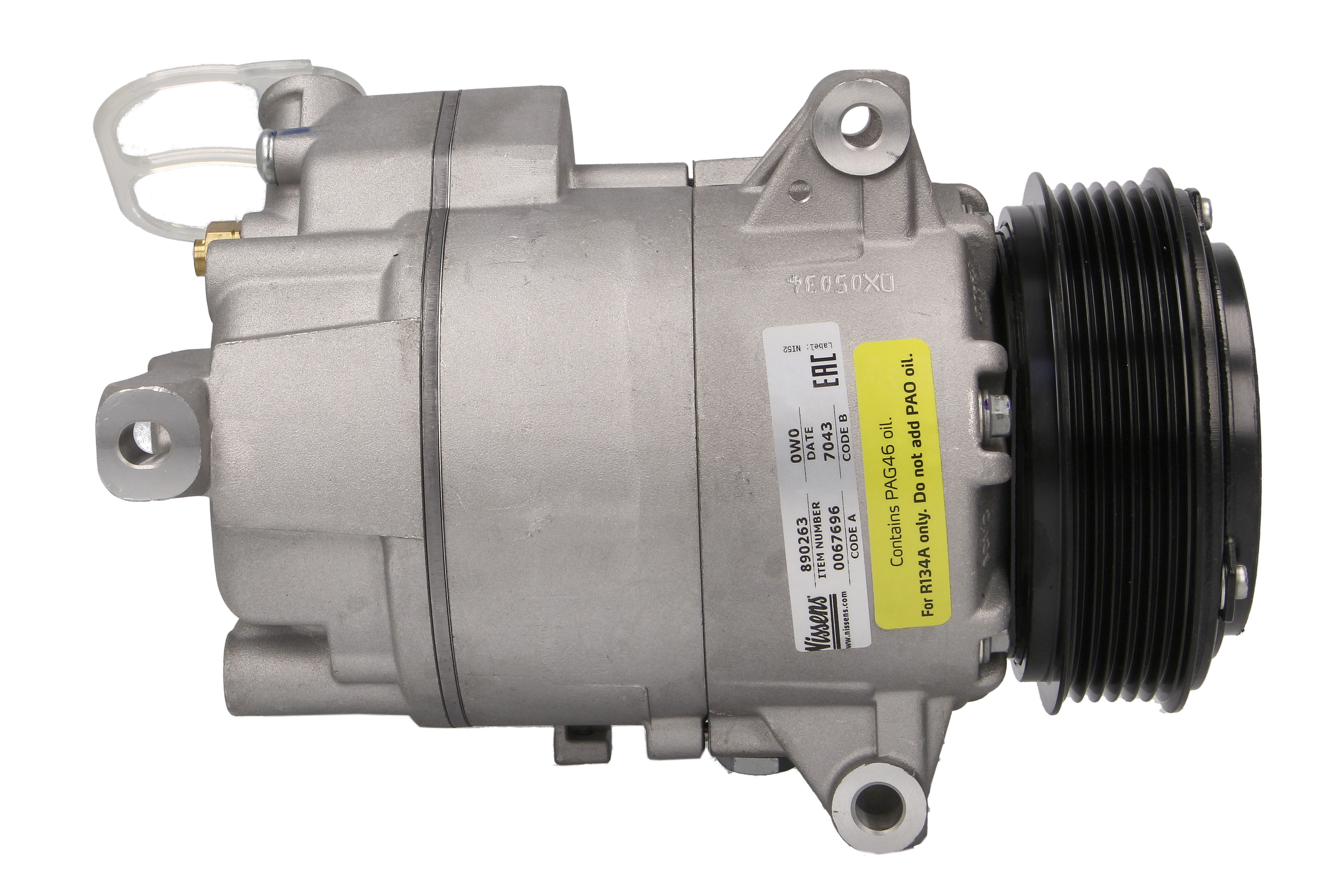 Компресор кондиціонера OPEL ASTRA J (09-) 1.8 I 16V|OPEL ASTRA J (09-) 2.0 I 16V TURBO|O NISSENS (890263) Nissens фото 6