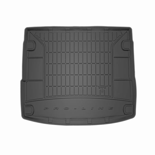 Set Covorase Auto Si Tavita Portbagaj AUDI Q5 (FYB, FYG) din 2016-2021, Cauciuc, Protectie Porbagaj, 4x Stickere auto cu AUDI