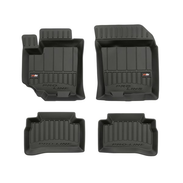 Set 5 covorase auto SUZUKI VITARA (LY) din 2016-2021, cu covoras tunel median, cauciuc, 4x Stickere auto cu SUZUKI