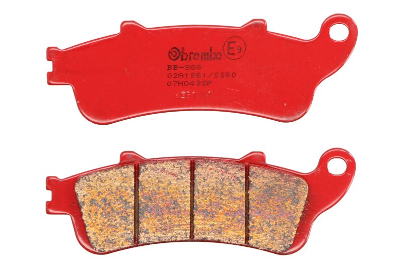 Levně BREMBO sada brzdových destiček, kotoučová brzda HONDA CBR 1100 XX (BLACKBIRD), XX A/AC 96-07 (B005FF13NS, MT07HO43SP, FE LMP336SR, MCB705LF)