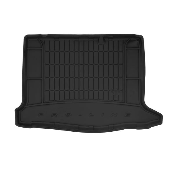 Set Covorase Auto Si Tavita Portbagaj DACIA SANDERO II din 2012-2019, Cauciuc, Protectie Porbagaj, 4x Stickere auto cu DACIA