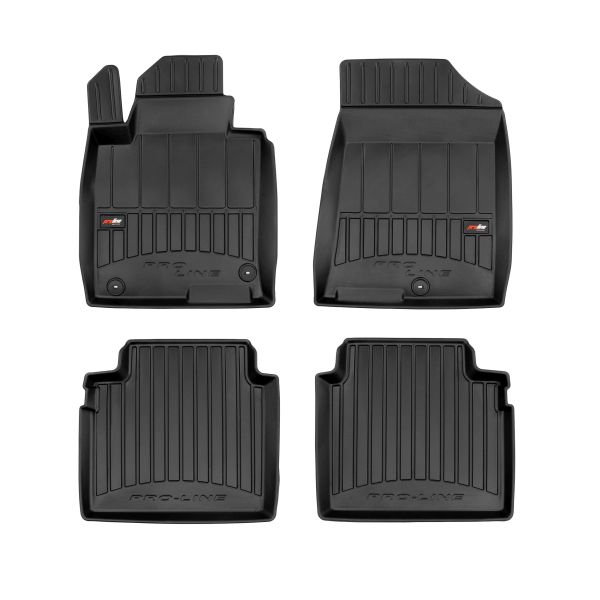 Set Covorase Auto Si Tavita Portbagaj KIA OPTIMA (JF) din 2015-2019, Cauciuc, Protectie Porbagaj, 4x Stickere auto cu KIA