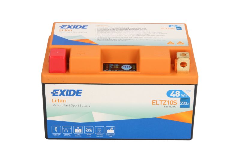 EXIDE startovací baterie BMW S 1000 RR 10-12, HONDA CB 600F (HORNET), 1000R, 600FA (HORNET ABS), 900F (HORNET) 02-12, CBF 500, 1000A (ABS), 600S, 600NA (ABS), 500A (ABS), 1000, 1000FA (ABS), 600SA (ABS), 600N 04-12, CBR 600RR, 929RR (FIREBLADE), 600F, 600