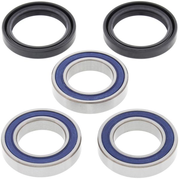 ALL BALLS front wheel bearings with seals KTM SX 85 12-25, HUSQVARNA TC 85 14-25, rear KAWASAKI KX/KXF, YAMAHA YZF 250/450 09-24 - replaces 25-1591