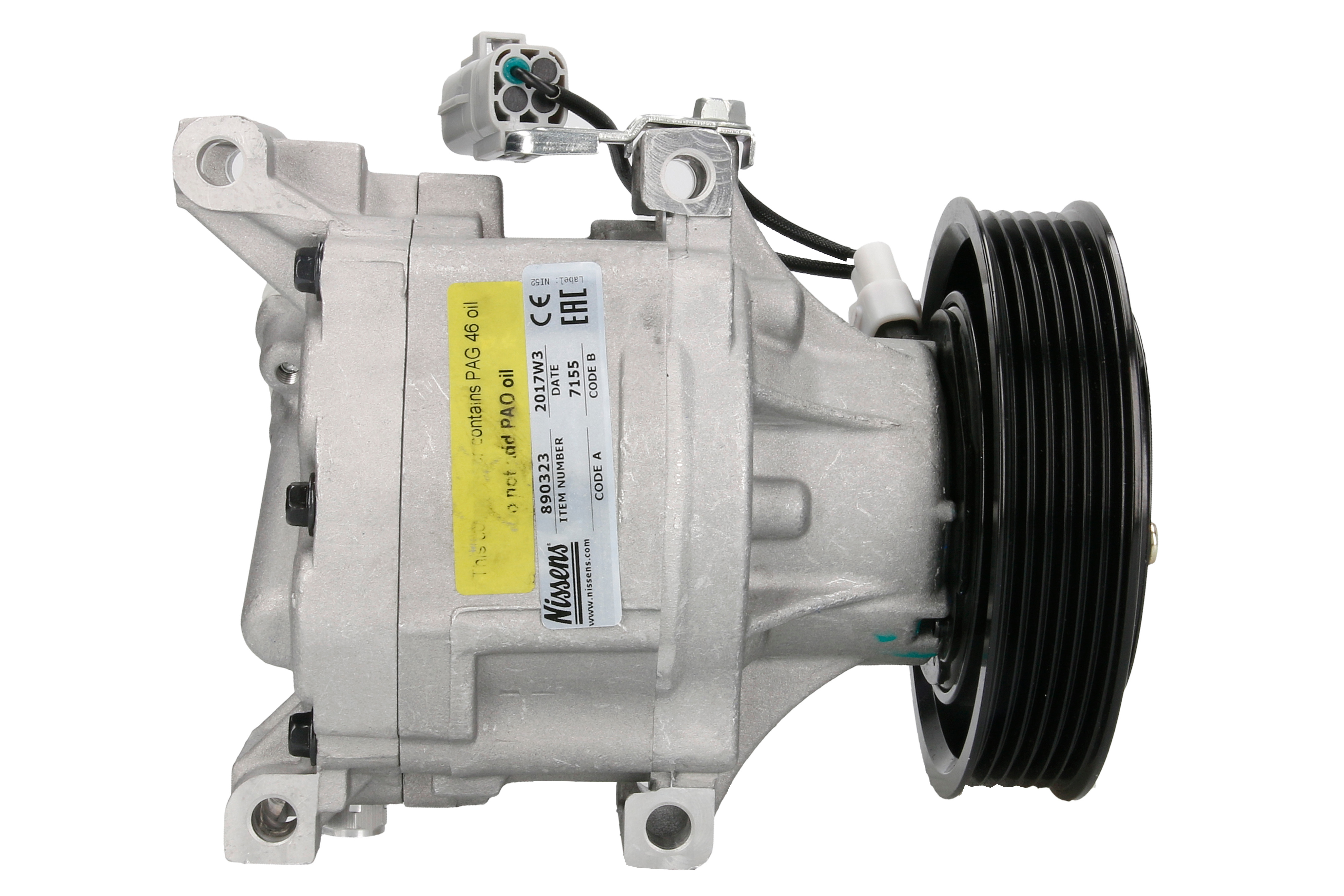 Компресор кондиціонера TOYOTA COROLLA (E12#, E13#) (01-) 1.4 D4D NISSENS (890323) Nissens фото 6