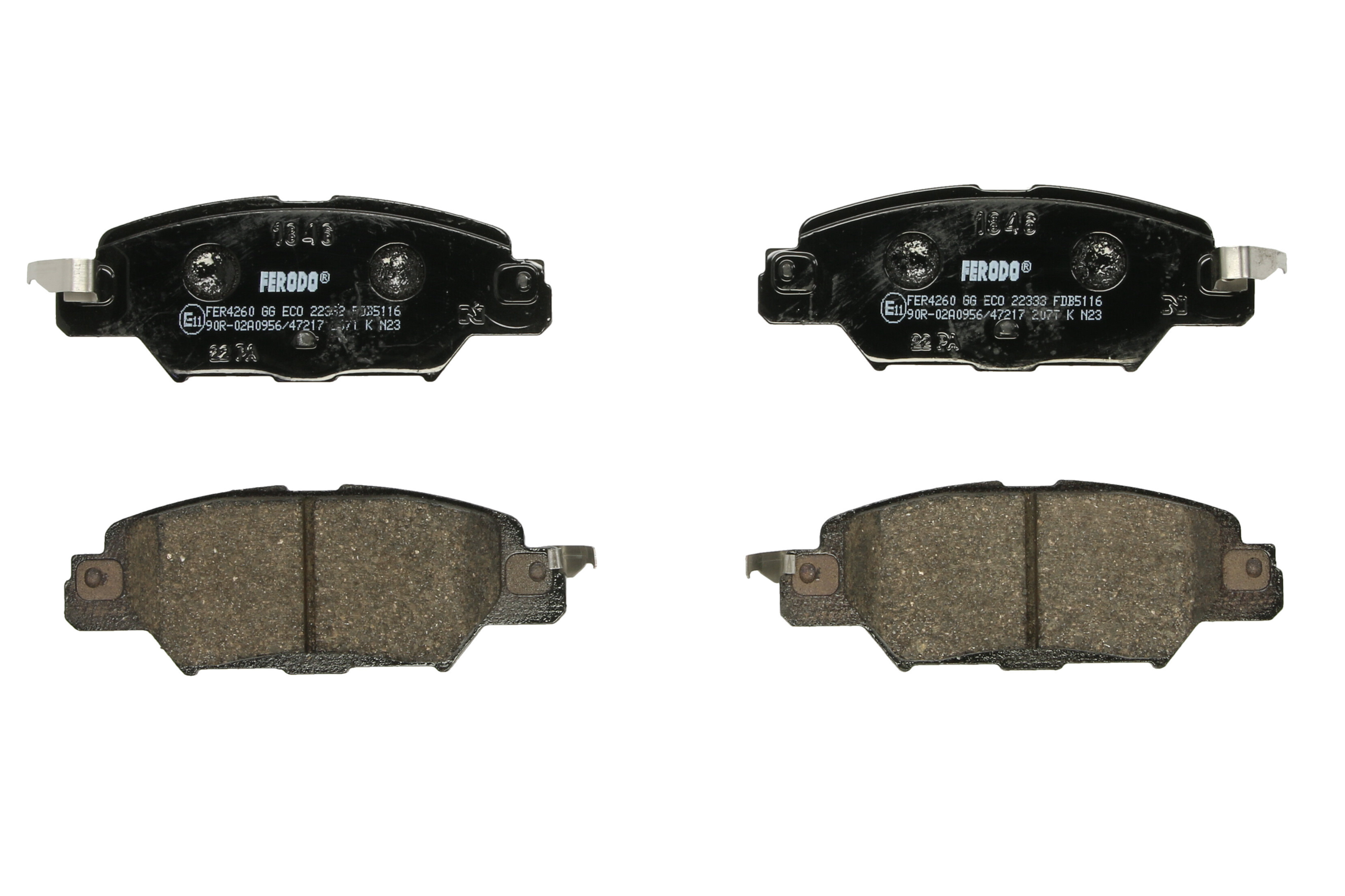 Колодки гальмівні дискові MAZDA CX-5 (KE, GH) 2.5 2011.11-2017.02 FERODO (FDB5116) Ferodo фото 3
