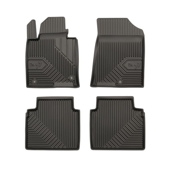 Set Covorase Auto Si Tavita Portbagaj KIA OPTIMA (JF) din 2015-2019, Cauciuc, Protectie Porbagaj, 4x Stickere auto cu KIA