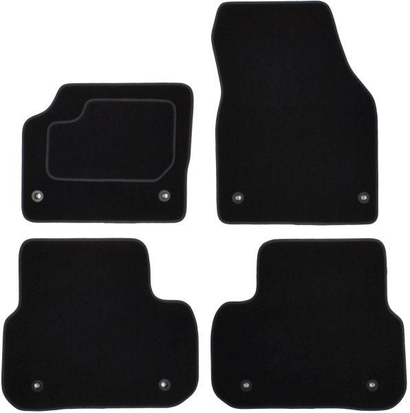 Set Covorase Auto Si Tavita Portbagaj LAND ROVER DISCOVERY SPORT (L550) din 2014-2022, Cauciuc, Protectie Porbagaj, 4x Stickere auto cu LAND ROVER