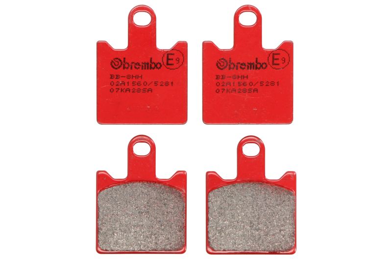 BREMBO sada brzdových destiček, kotoučová brzda KAWASAKI GTR 1400 08-16, Z 750R, 1000, 750R (ABS) 07-12, ZX-6R 636, 600 (NINJA), 636 (ABS) 07-16, SUZUKI GSX 1300 BK (B-KING) 07-13 (07KA28SC, 2P311ST, FDB2220CP211, FDB2220STAC, MCB789SRQ)