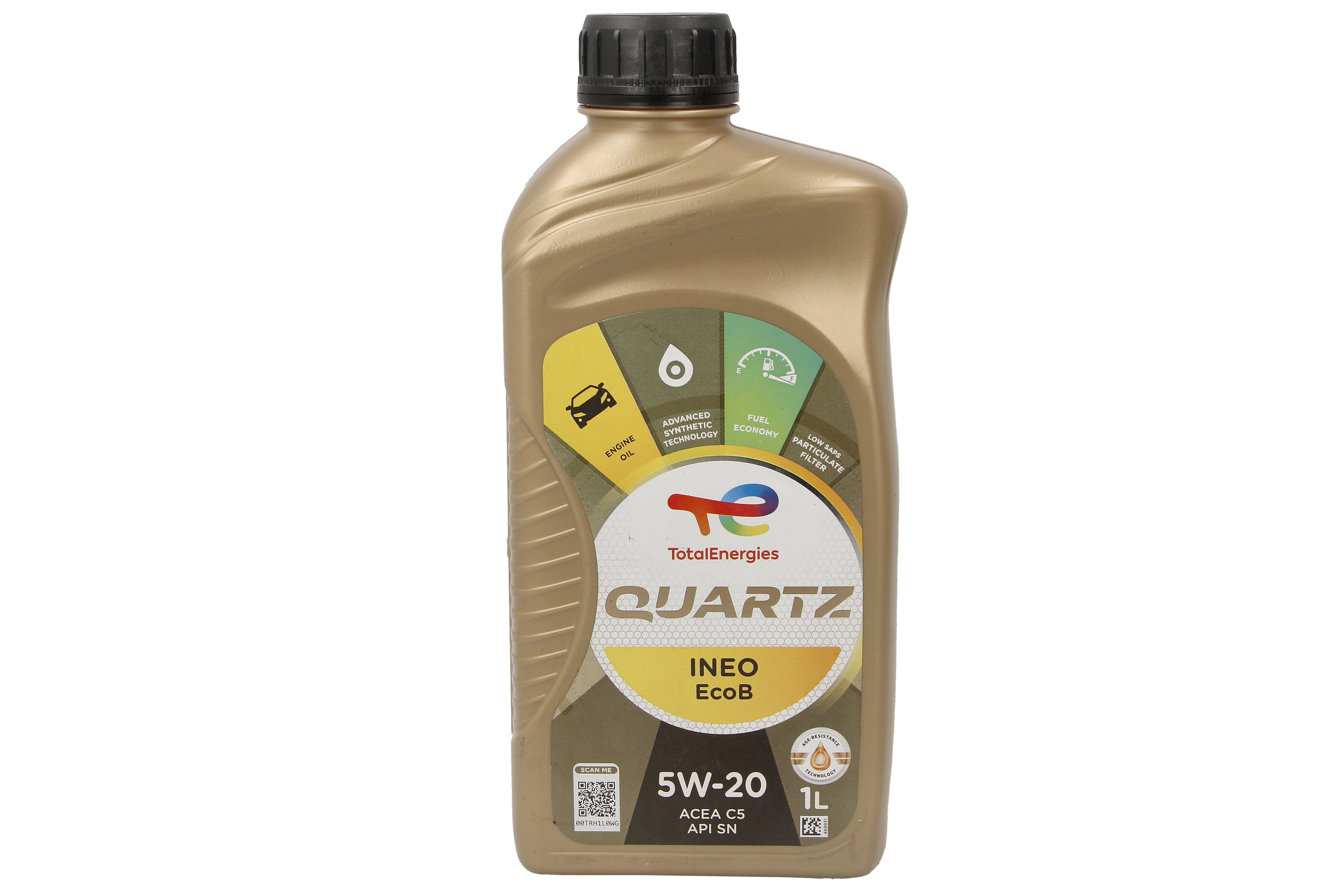 Моторна олива Quartz INEO (1L) 5W20 ,API SN, ACEA C5, FORD M2C948 B, JAGUAR 03.5004, LAND ROVER 03.5004