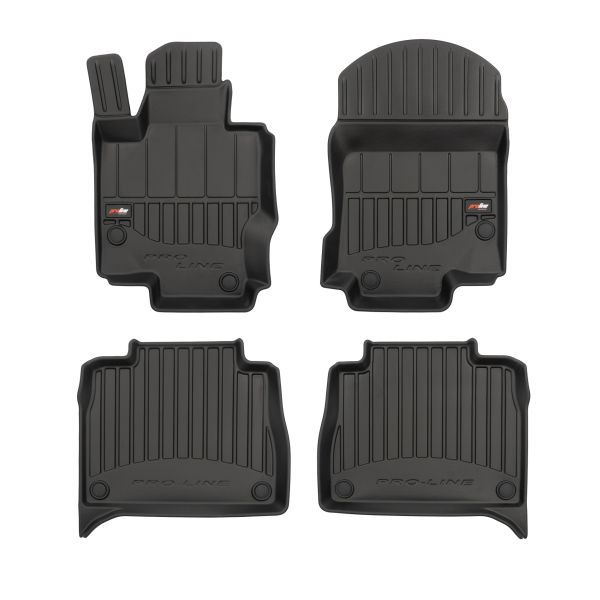 Set Covorase Auto Si Tavita Portbagaj MERCEDES-BENZ GLE (V167) din 2018-2023, Cauciuc, Protectie Porbagaj, 4x Stickere auto cu MERCEDES-BENZ