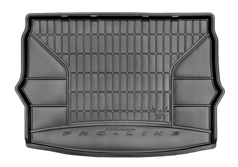 Set Covorase Auto Si Tavita Portbagaj KIA RIO III Saloon (UB) din 2011-2017, Cauciuc, Protectie Porbagaj, 4x Stickere auto cu KIA