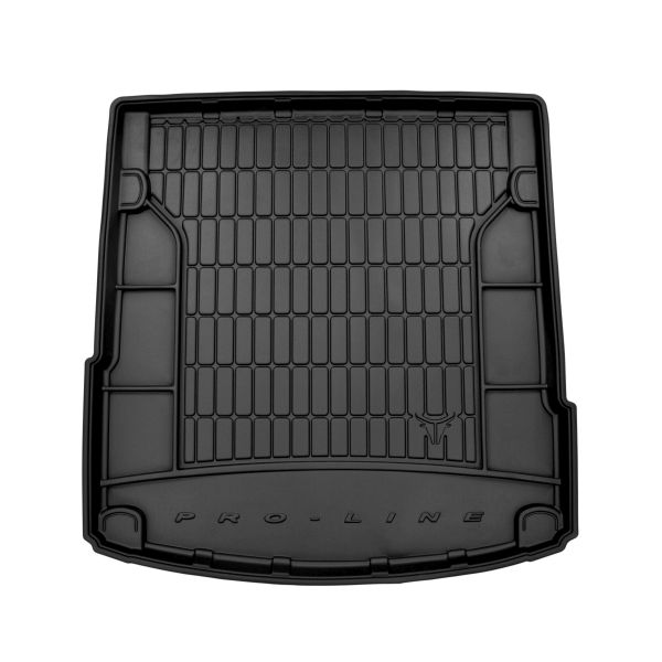 Set Covorase Auto Si Tavita Portbagaj AUDI A4 B6 (8E2) din 2000-2004, Cauciuc, Protectie Porbagaj, 4x Stickere auto cu AUDI