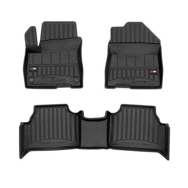 Set Covorase Auto Si Tavita Portbagaj HYUNDAI KONA (OS, OSE, OSI) din 2017-2023, Cauciuc, Protectie Porbagaj, 4x Stickere auto cu HYUNDAI