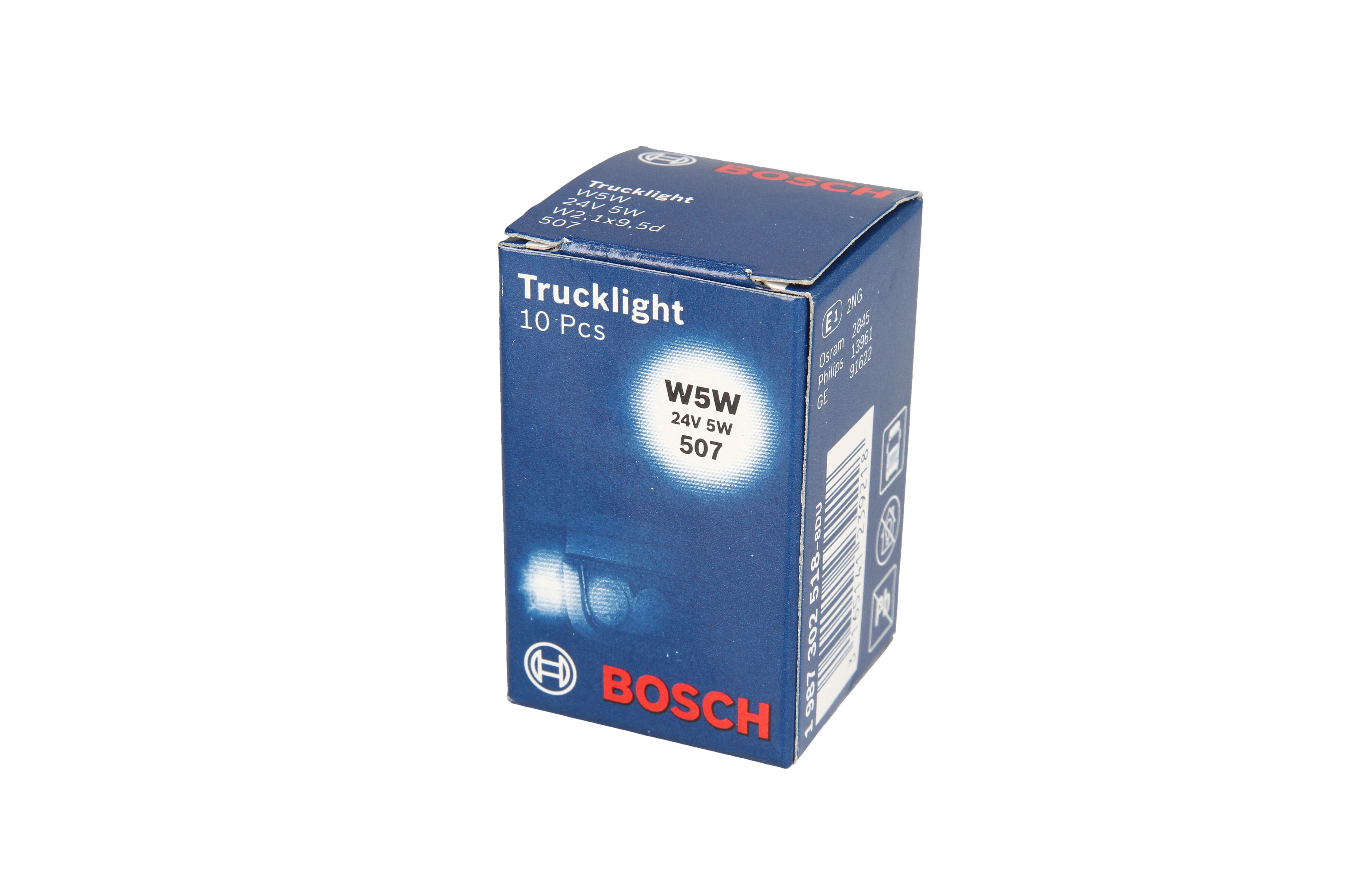Автолампа W5W 24V 5W W2.1x9.5d Trucklight (без цоколя) Bosch фото 10