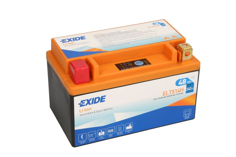 EXIDE startovací baterie BMW S 1000 RR 10-12, HONDA CB 600F (HORNET), 1000R, 600FA (HORNET ABS), 900F (HORNET) 02-12, CBF 500, 1000A (ABS), 600S, 600NA (ABS), 500A (ABS), 1000, 1000FA (ABS), 600SA (ABS), 600N 04-12, CBR 600RR, 929RR (FIREBLADE), 600F, 600