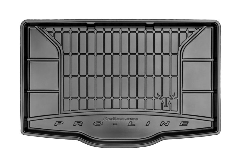 Set Covorase Auto Si Tavita Portbagaj FIAT 500L (351_, 352_) din 2012-2018, Cauciuc, Protectie Porbagaj, 4x Stickere auto cu FIAT