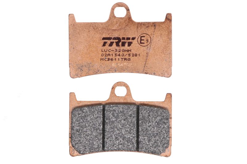 TRW MOTO sada brzdových destiček, kotoučová brzda YAMAHA BT 1100 (BULLDOG) 02-06, FJ-09 900 15-17, FJR 1300 A (ABS) 01-05, FZ1 1000 N ABS, S ABS