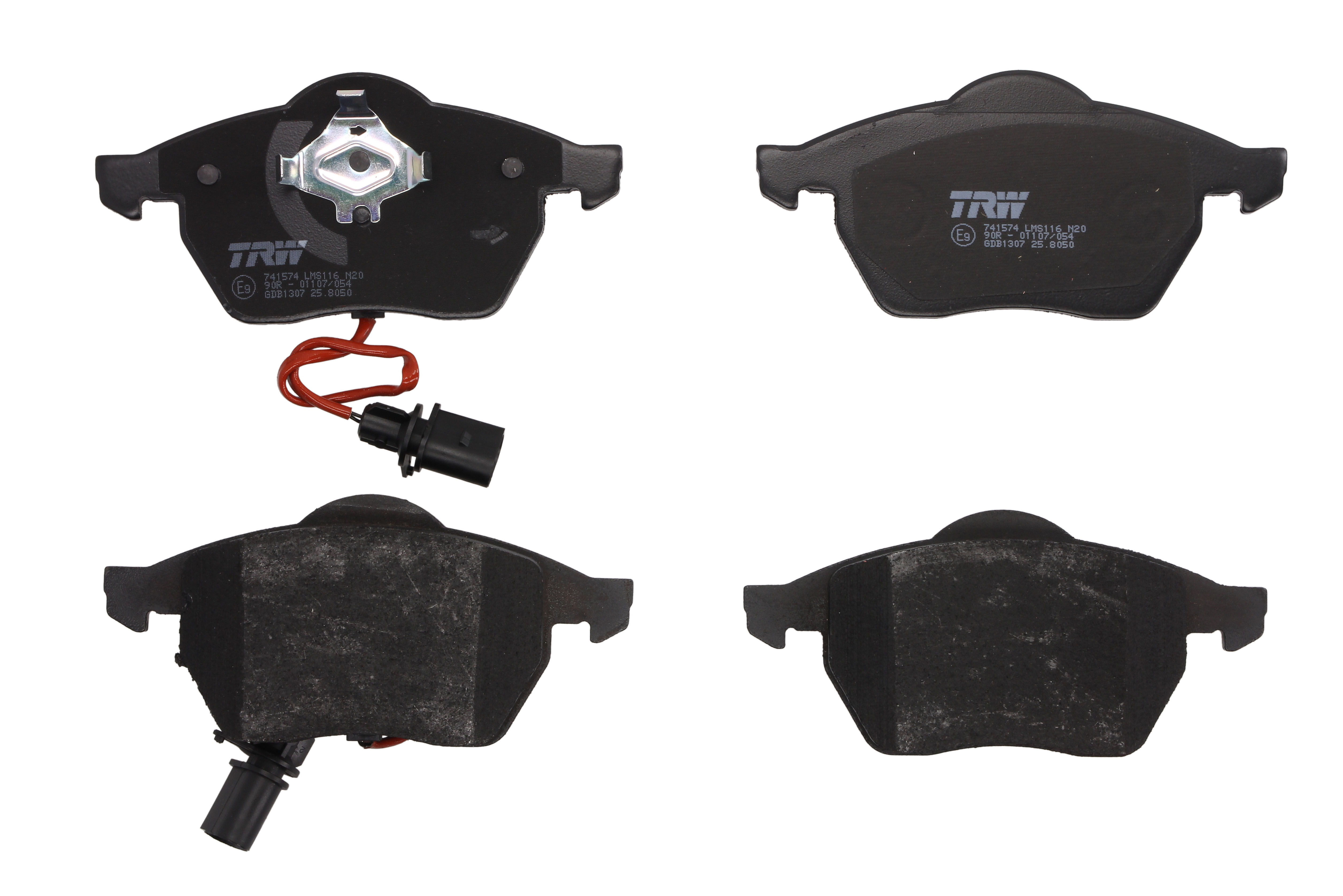 Комплект гальмівних колодок передн , AUDI A4 B5, A4 B6, A4 B7, A6 C4, A6 C5, A6 C6, SEAT EXEO, EXEO ST, SKODA SUPERB I, VW PASSAT B5, PASSAT B5.5, PASSAT B6 1.6-5.2 11.94-05.13
