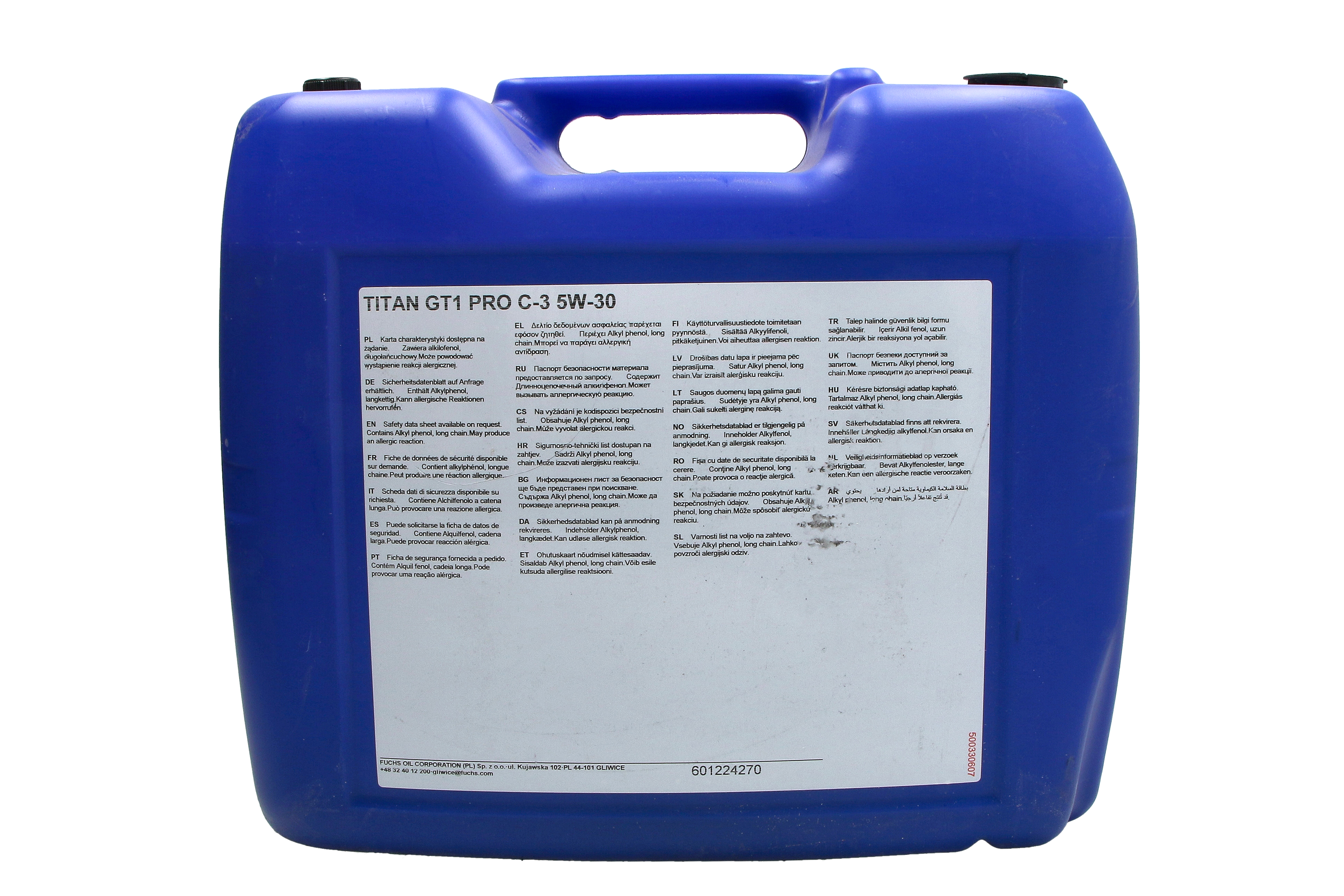 Моторна олива TITAN (20L) 5W30 , ACEA C3, BMW LL-04, BMW LL-19 FE, CHRYSLER MS-11106, FIAT 9.55535 S3, MB 229.31, MB 229.51, MB 229.52, PORSCHE C30, RENAULT RN 0700, RENAULT RN 0710, VW 504.00, VW 507 фото 9