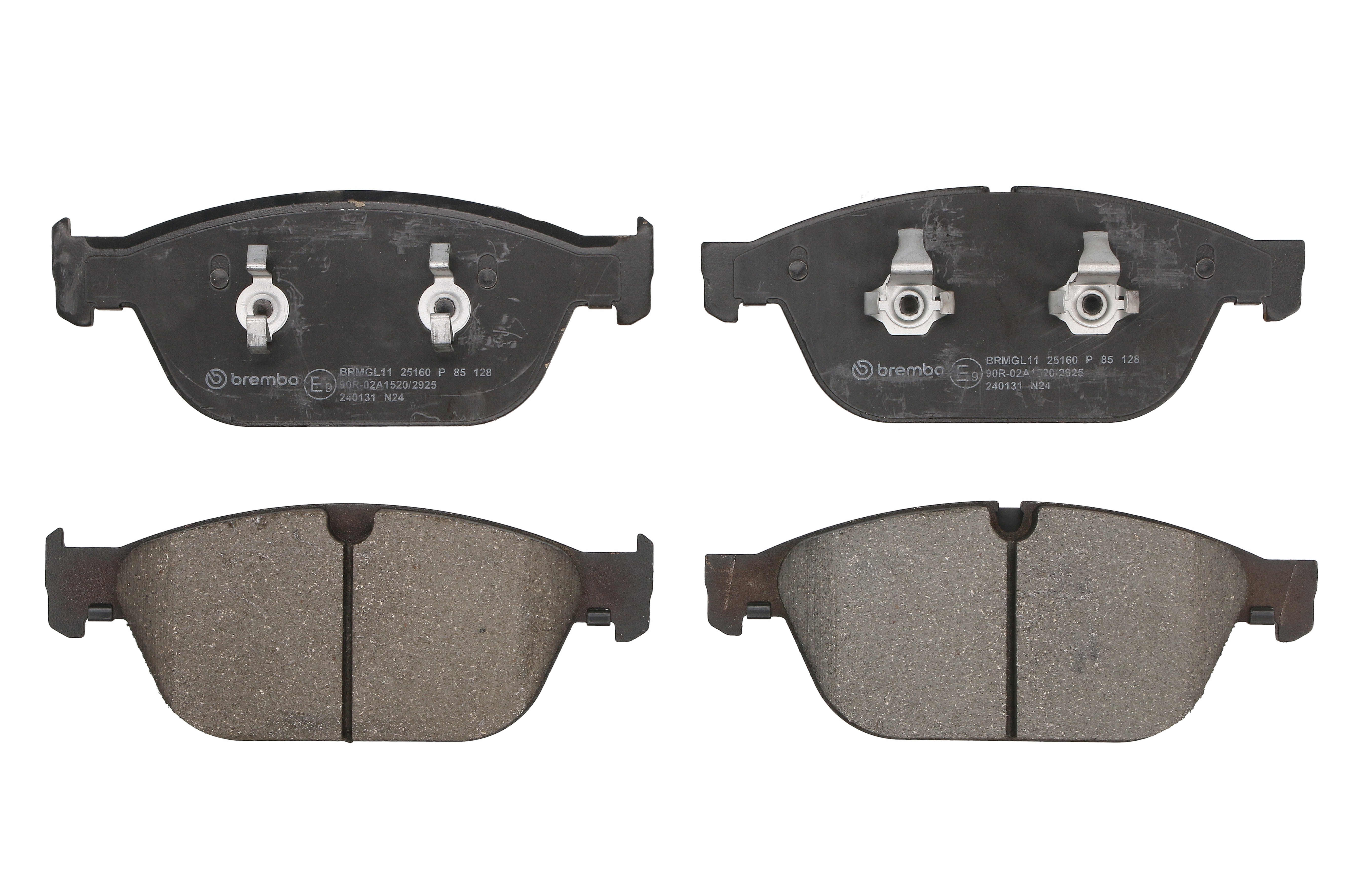 Колодки гальмівні дискові AUDI A8 D4 (4H2, 4H8, 4HC, 4HL) 3.0 2009.11-2018.01 BREMBO (P85128) BREMBO фото 3