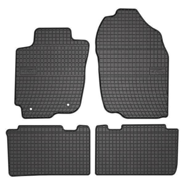 Set Covorase Auto Si Tavita Portbagaj TOYOTA RAV 4 IV VAN (_A4_) din 2012-2018, Cauciuc, Protectie Porbagaj, 4x Stickere auto cu TOYOTA