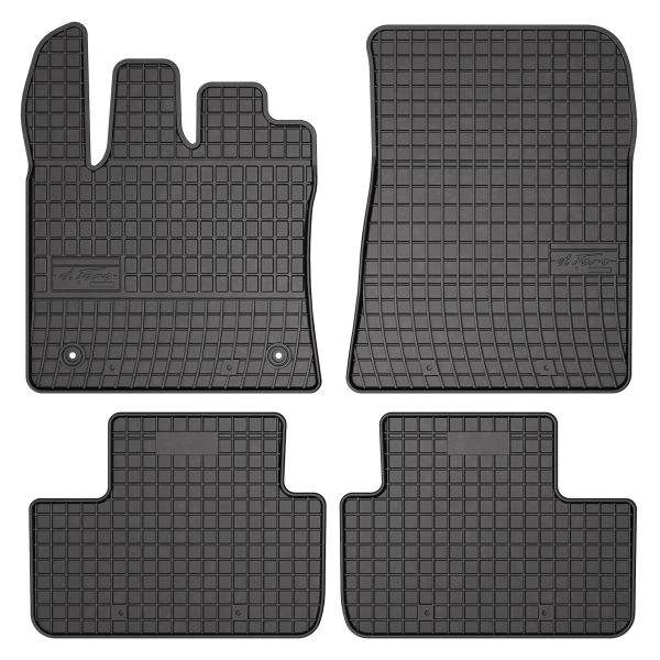 Set Covorase Auto Si Tavita Portbagaj RENAULT CAPTUR II (HF_) din 2020, Cauciuc, Protectie Porbagaj, 4x Stickere auto cu RENAULT