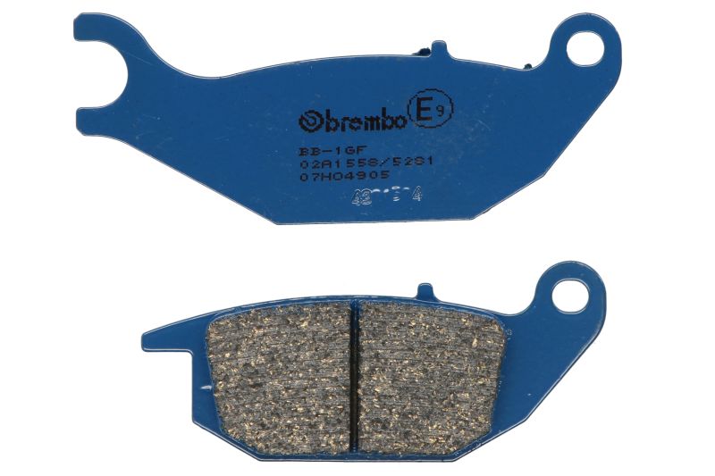 BREMBO sada brzdových destiček, kotoučová brzda HONDA CBR 125 R 04-12, XL 125 V (VARADERO) 01-07 (2P304NS, MCB738LF)