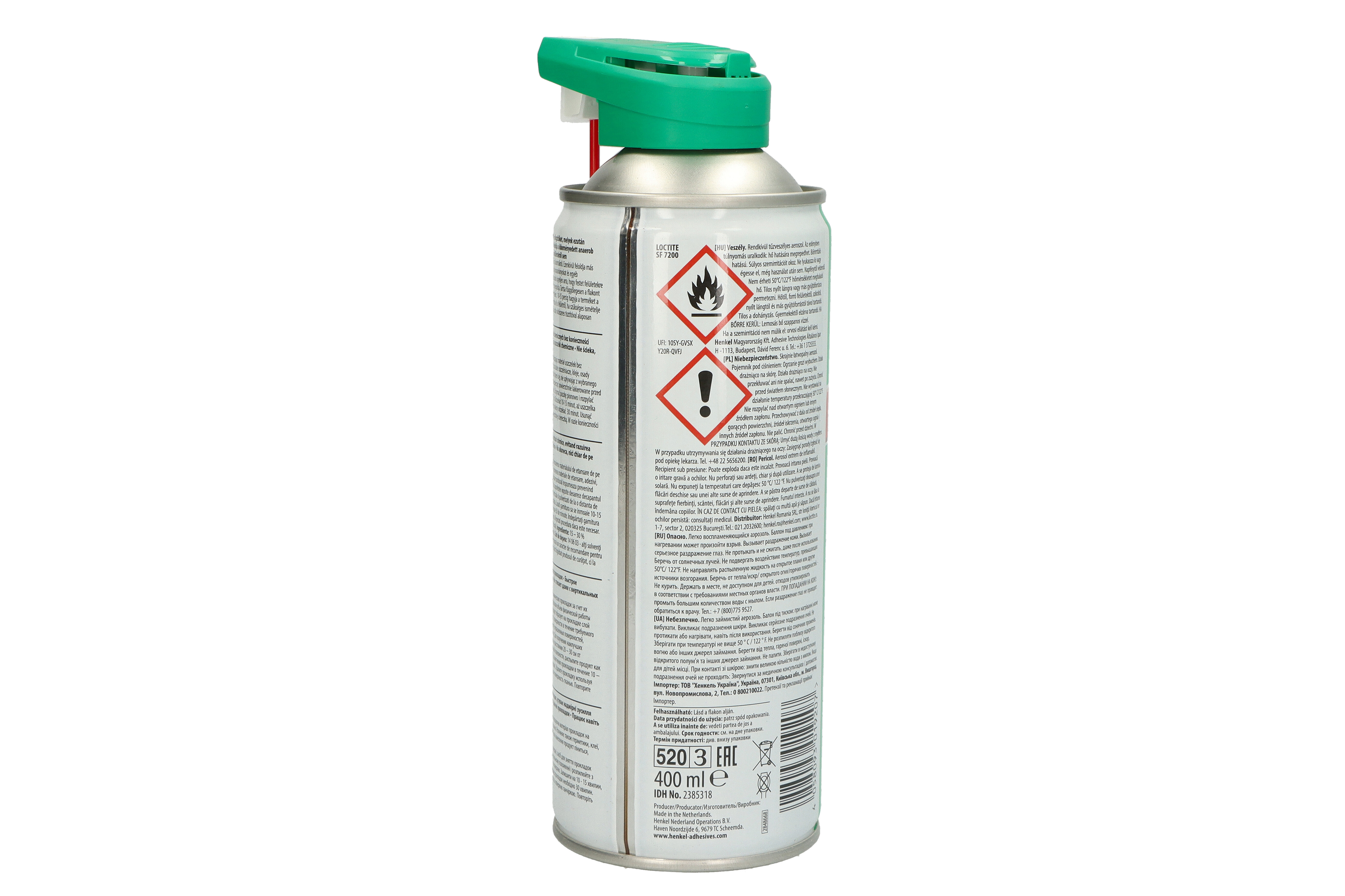 LOCTITE SF 7200, 400ML Очисник клеїв/герметиків/фарби Loctite фото 12
