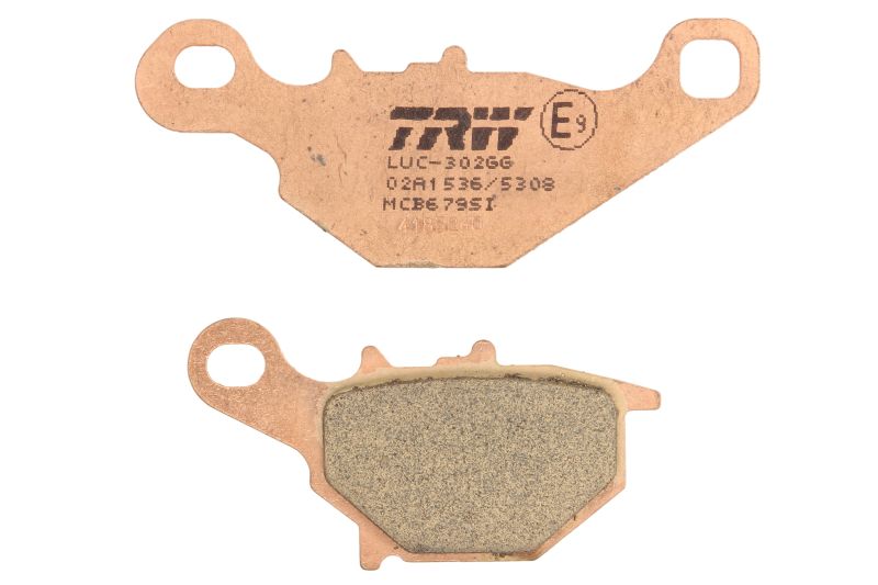 TRW MOTO sada brzdových destiček, kotoučová brzda KAWASAKI KLX 125 03-06, KMX 125 99-03, SUZUKI AN 125, 150 95-00, DR-Z 125 L 03-13, RM 80X, 80, 85L,