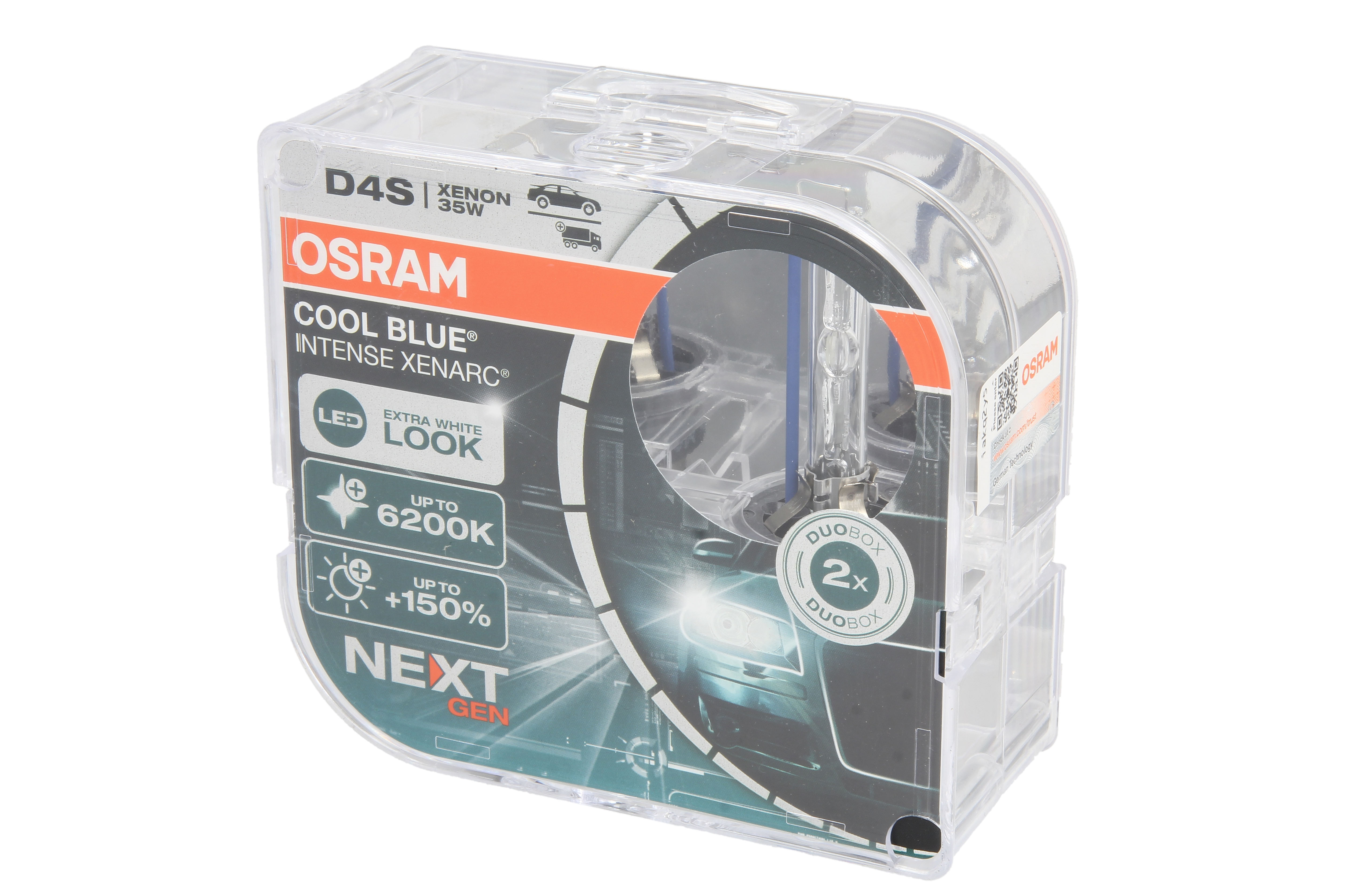 Автолампа ксенонова D4S 42V 35W 6200K P32D-5 / COOL BLUE INTENSE NEXT GEN - НА 150% Б OSRAM (66440CBN-HCB) osram фото 4
